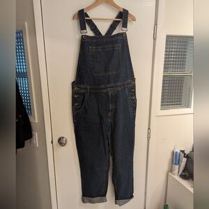 BDG Dark Blue Denim Overalls
